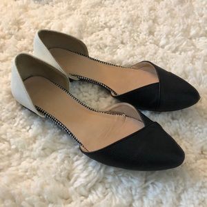 Black and white flats!